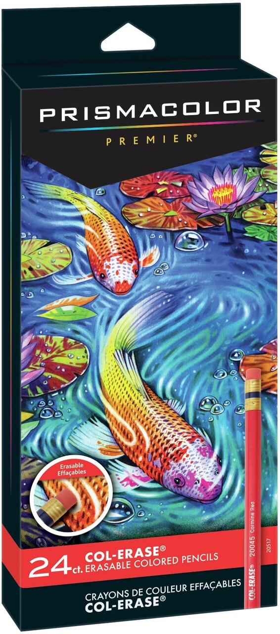 Prismacolor Col-Erase Erasable Colored Pencils 24/Pkg-